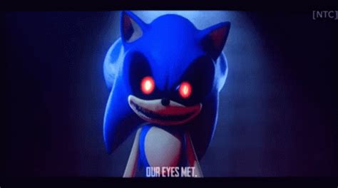 If Sonic.EXE's down pose in Too Slow is brightened, a red eye can be seen in his left eye socket. (See gallery) Similarly, Sonic.EXE's 'I'm gonna getcha!' animation has a hidden face in his mouth that can be seen when the sprites are brightened. (See gallery) Sonic.EXE's week is meant to represent the transformation of the character over the years: